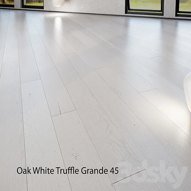 Barlinek Floorboard - Pure Line - Oak White Truffle Grande 3DModel