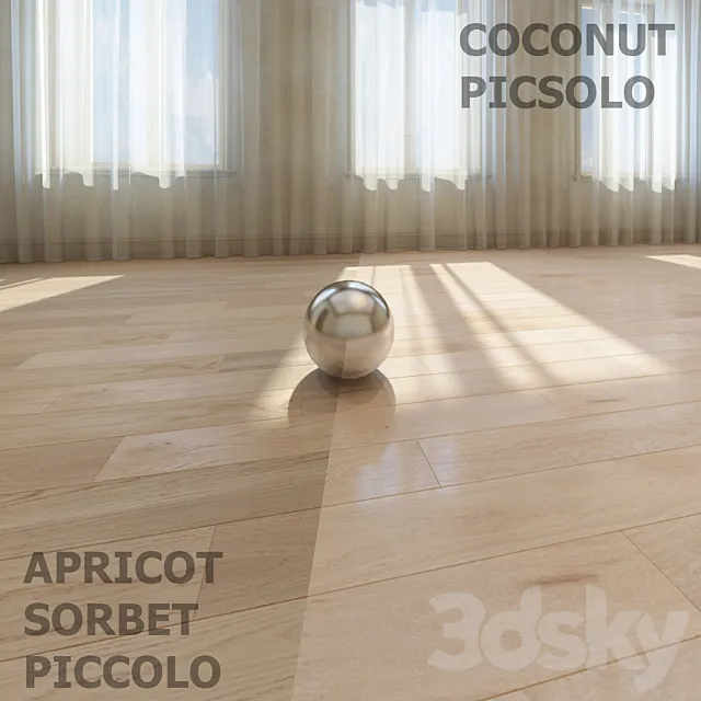 Barlinek OAK APRICOT SORBET PICCOLO COCONUT PICSOLO 3D Model