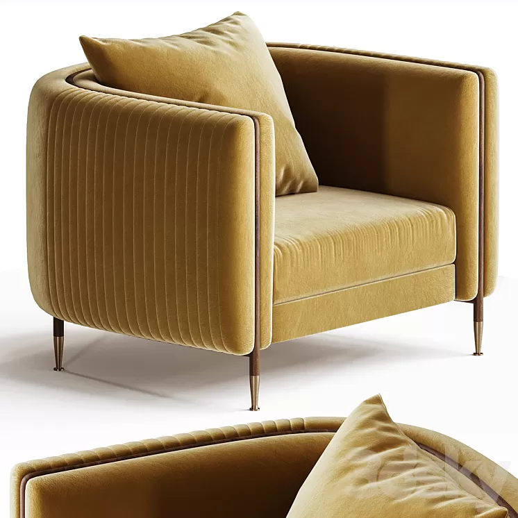 barlow arm chair 3D Model