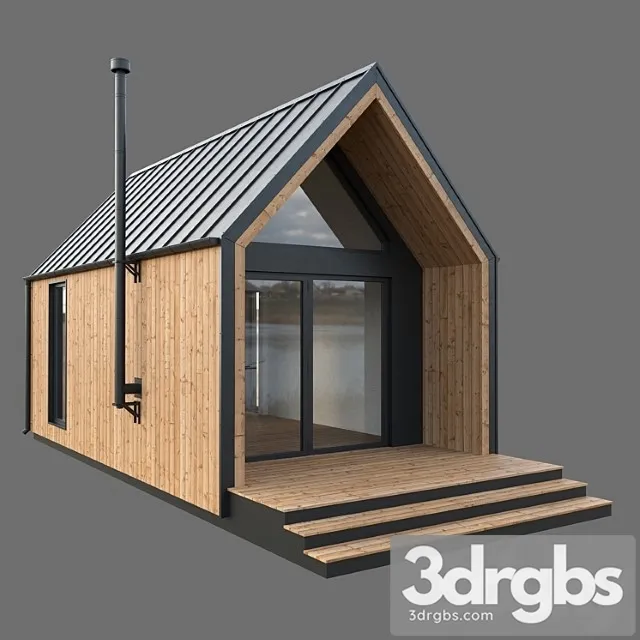 Barn House 02 3D Model Download