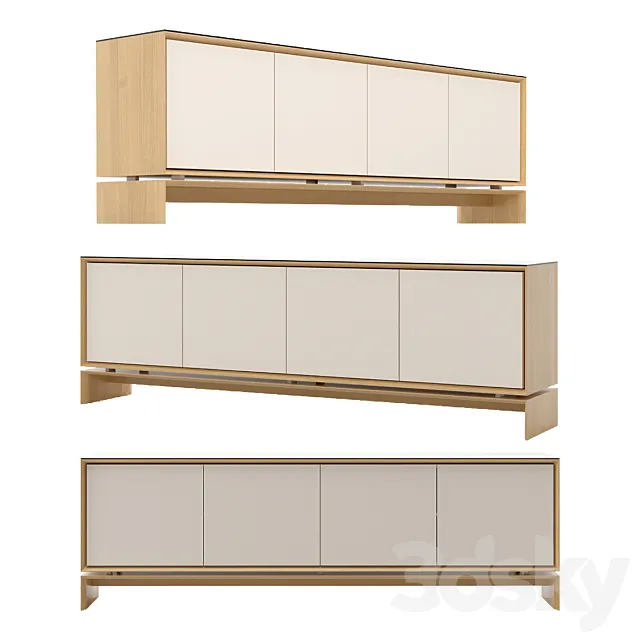 Barnes buffet table 3D Model
