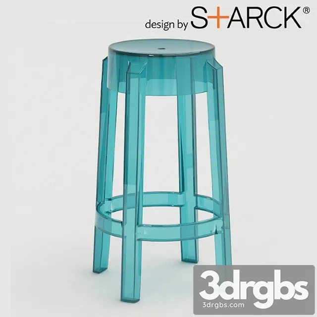 Barnyi Stul Philippe Starck Ghost 3D Model Free