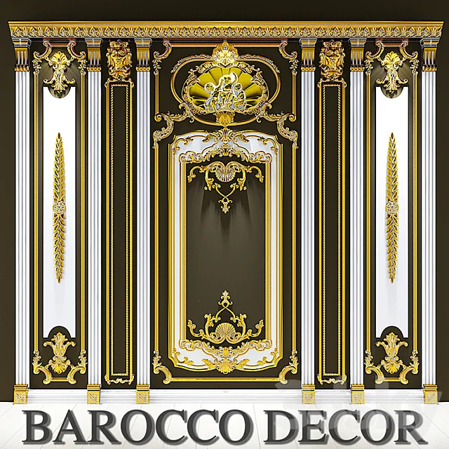 Barocco decor 3D Model