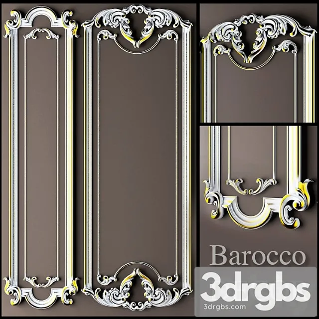 Barocco Decor2 3D Model Free