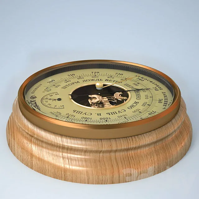 Barometer 3D Model