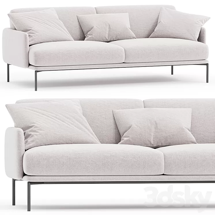 BARON Sofa Bon Adea 3D Model Free