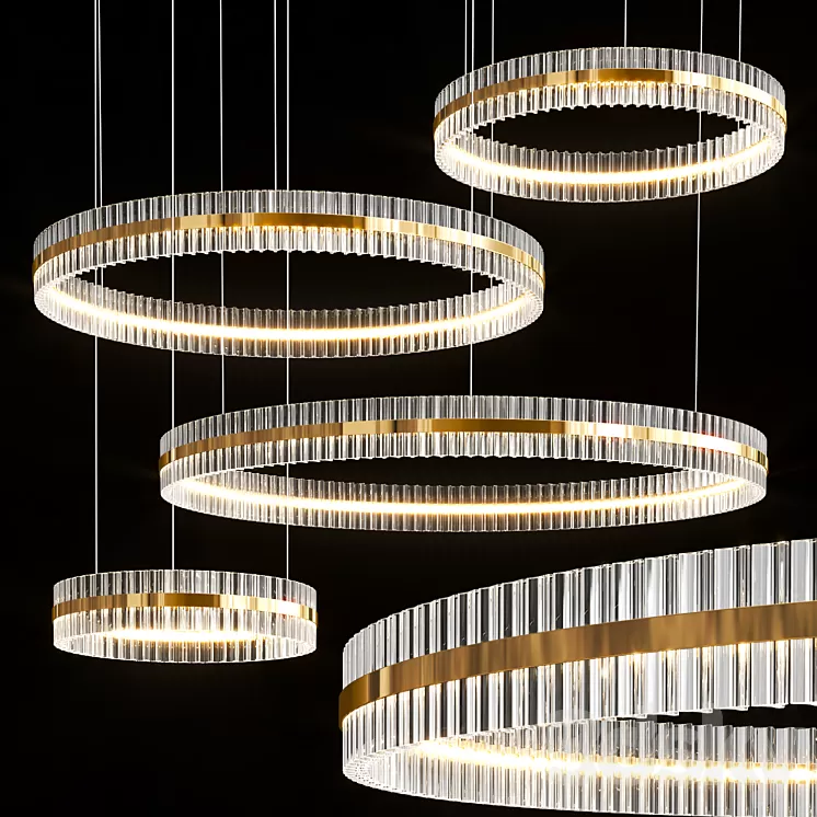 Baroncelli Saturno Chandelier 3D Model Free