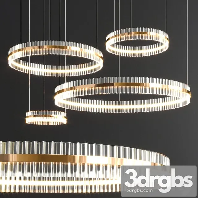 Baroncelli Saturno Chandelier 3D Model Free