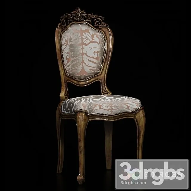 Baroque Chair 3D Model Free