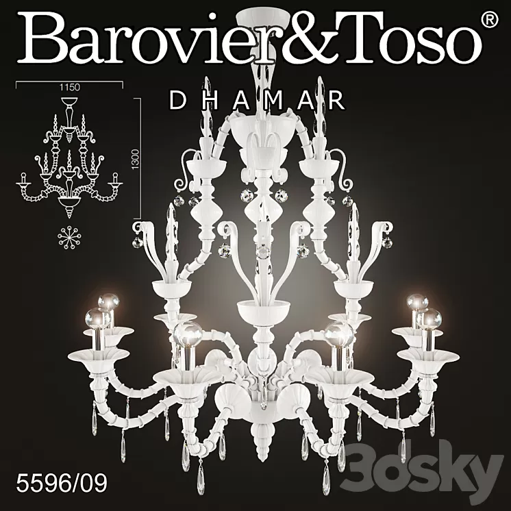 Barovier and Toso – Dhamar 5596\/09 3D Model