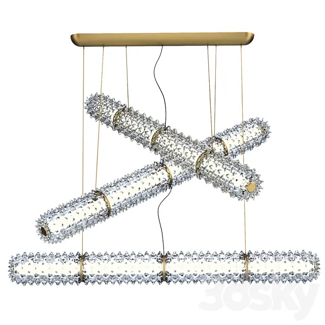 Barovier Opera Chandelier 3D Model