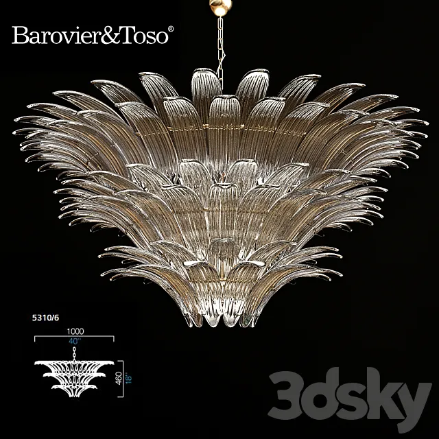 Barovier & toso Palmette 3DModel