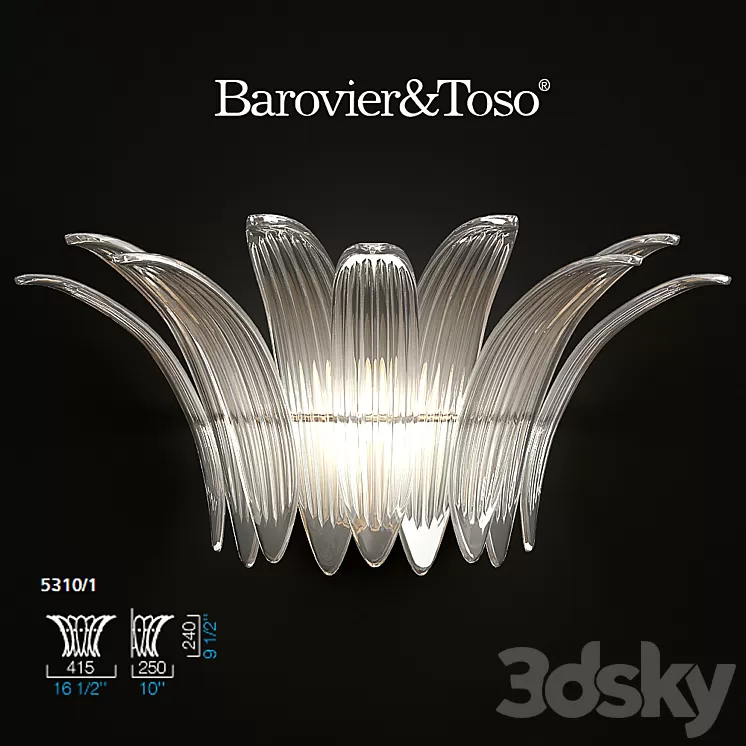 Barovier & toso Palmette bra 3D Model