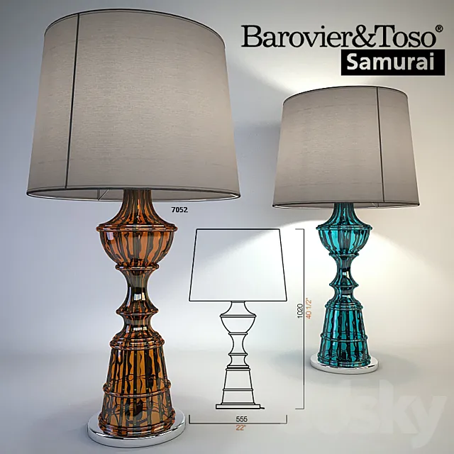 Barovier&Toso _ Samurai 7052 3D Model