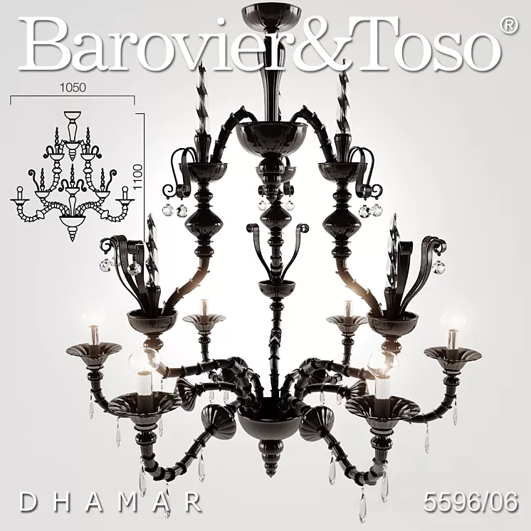 Barovier&Toso - Dhamar 5596/06 3D Model