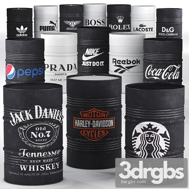 Barrel brends loft 3D Model Free