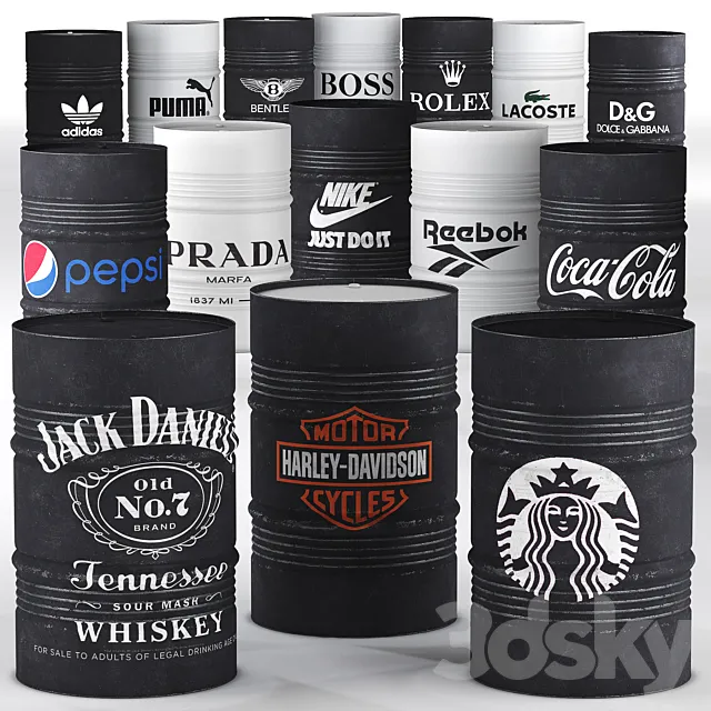 Barrel brends loft 3D Model