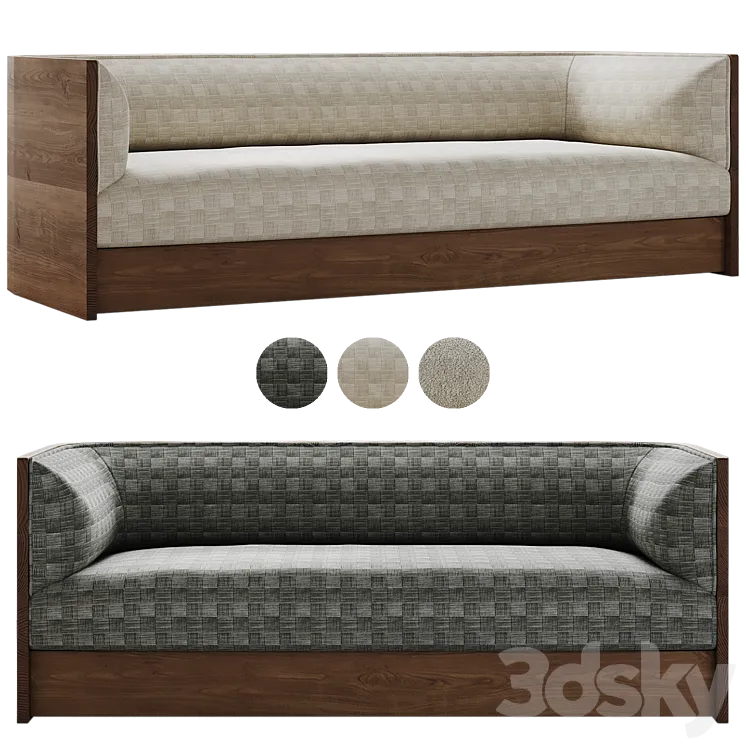 Barrel Lounge by Mr and Mrs White 3D Model Free