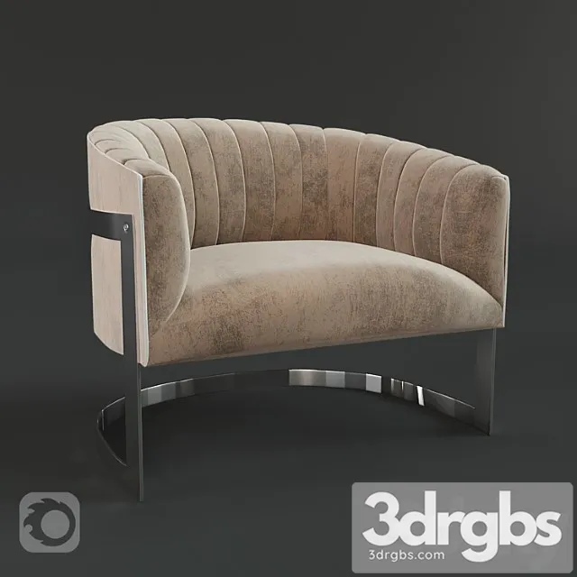 Barrel Lounge Chair 1 3D Model Free