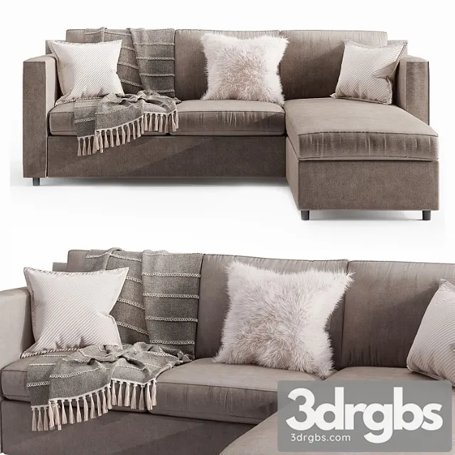 Barrett reversible sectional sofa 2 3D Model Free