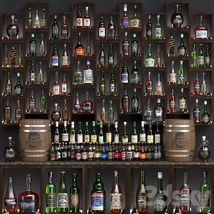 BarrWithAlcohol-28 3D Model
