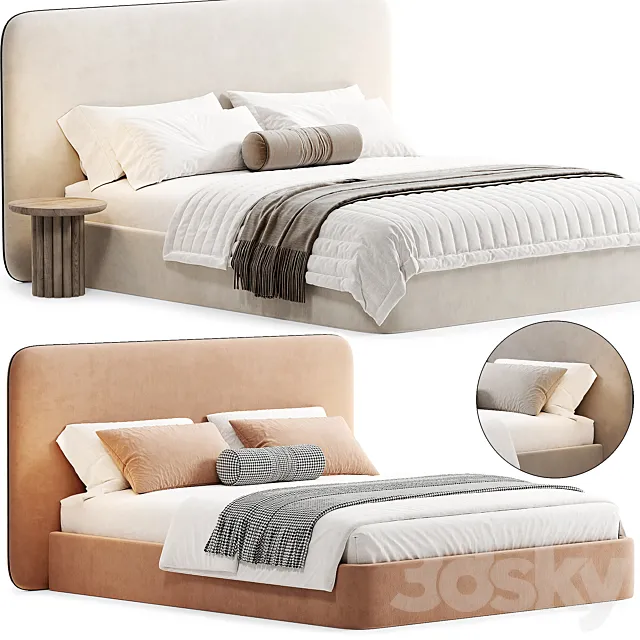 Barry bed with compartment By Lavsit 3D Model