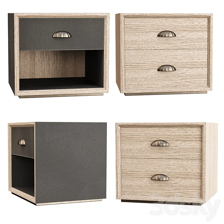 Barry bedside tables 3D Model Free