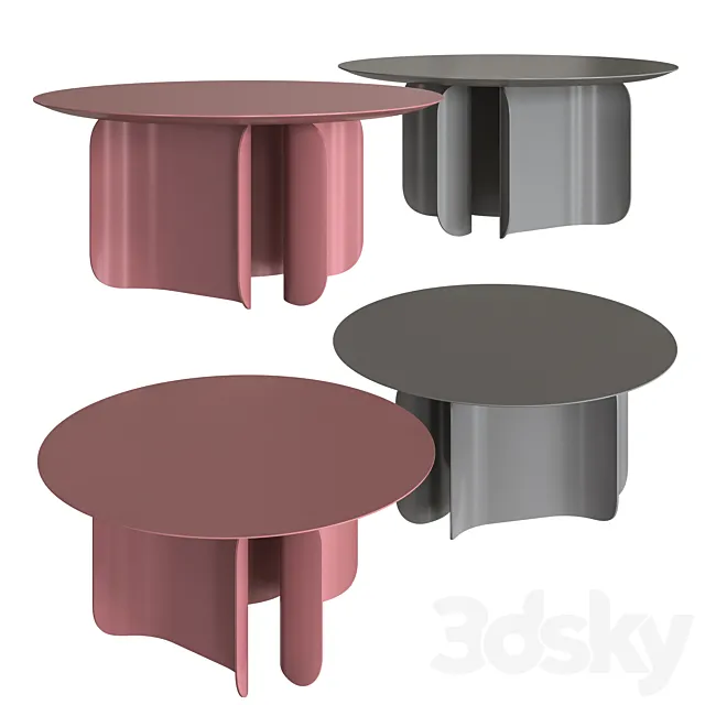 Barry Round Table by Miniforms 3DModel