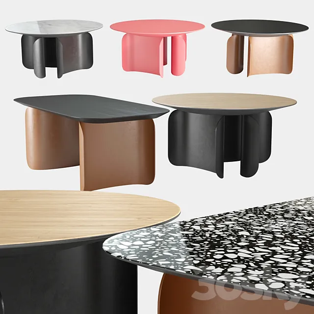 Barry tables by miniforms 3DModel