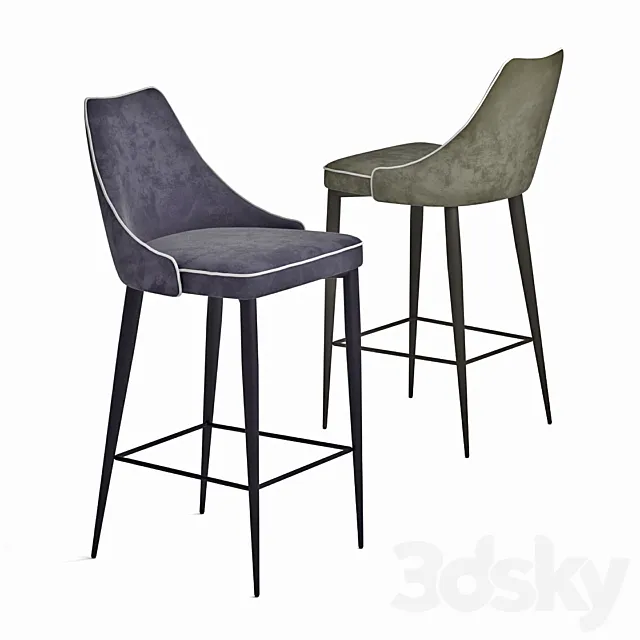 Barstool BONTEMPI CASA CLARA 3DModel