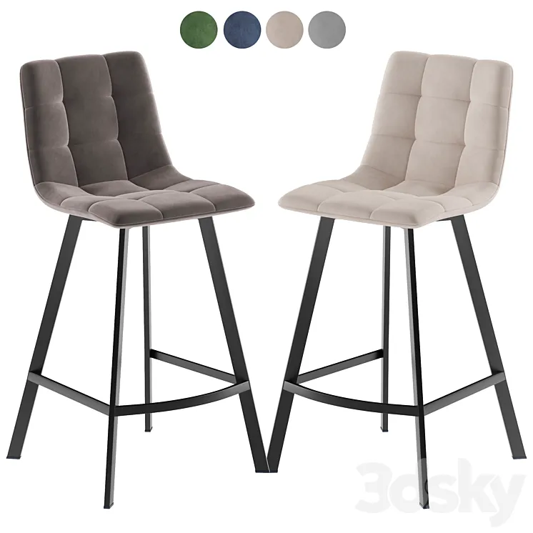 Barstool chilli 3D Model Free