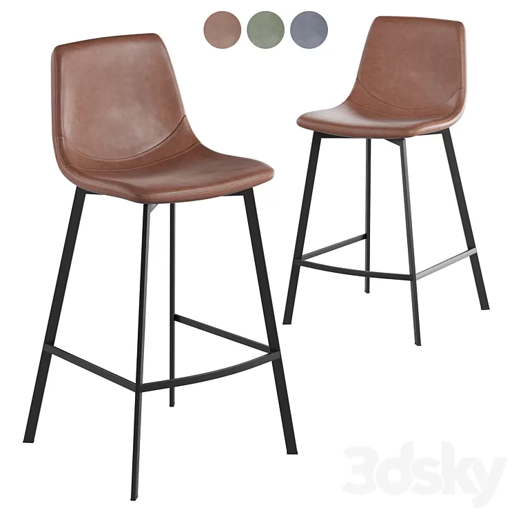 Barstool hamilton 3D Model