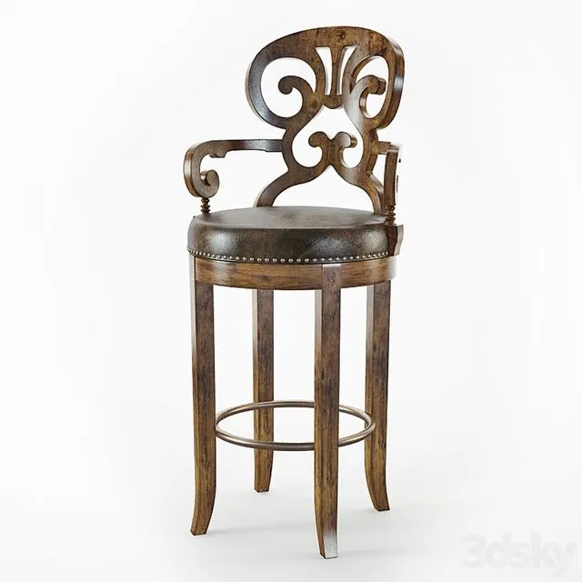 Barstool Jameson from Hooker 3D Model