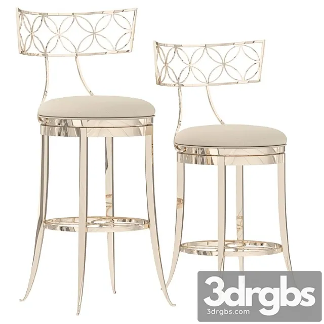 Barstool royal klismos at the bar and semi-bar royal klismos at the counter caracole