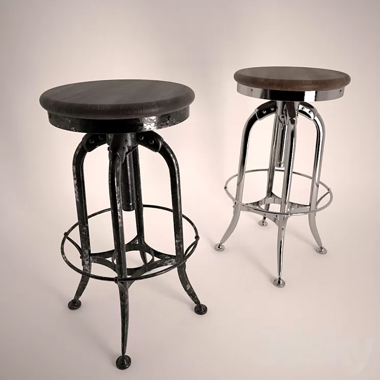 Barstool Toledo 3D Model