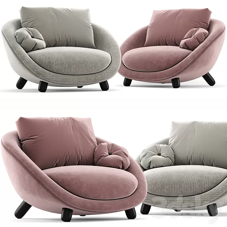 Bart Love moooi sofa 3D Model