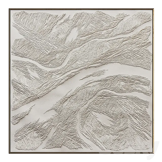 Bas-relief by Antonin Anzil. Picture 3D Model