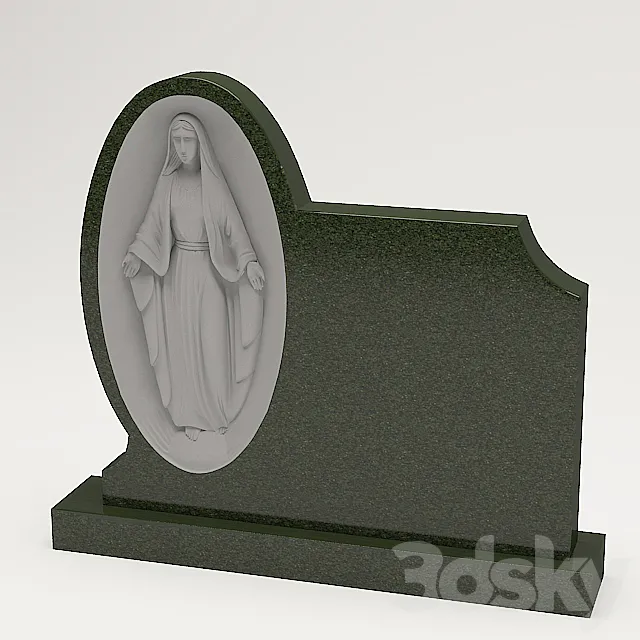 Bas-relief Maria 3D Model