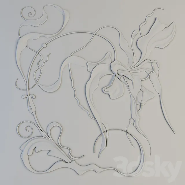 Bas-relief panels 3DModel