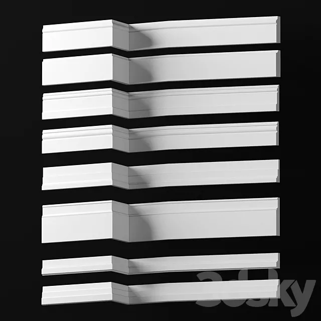 BaseBoard Collection - Dikart 3D Model