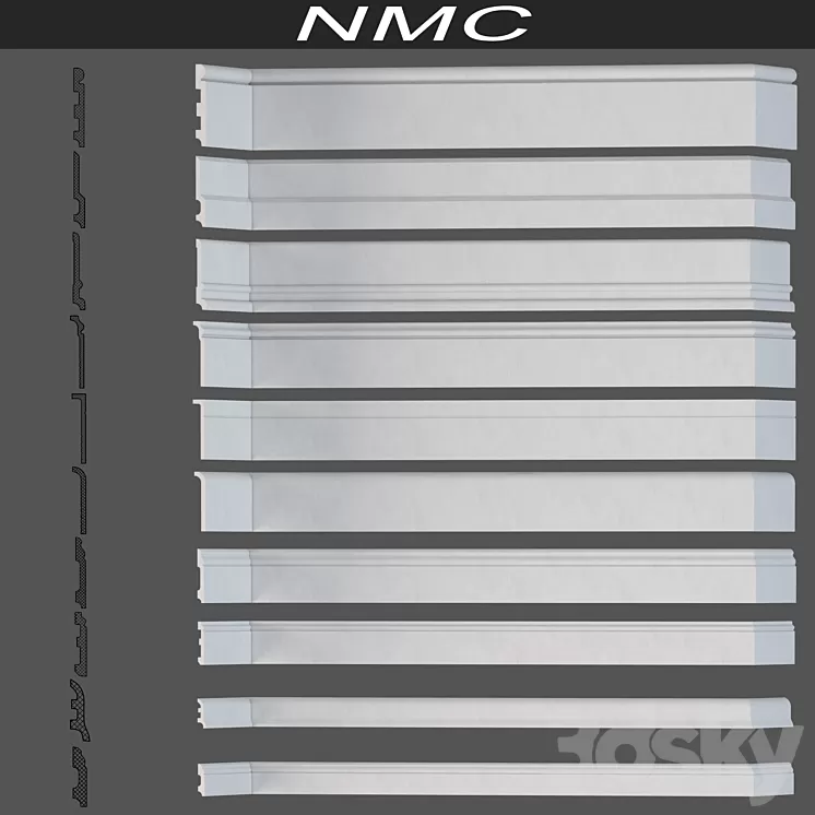 Baseboards NMC 3D Model