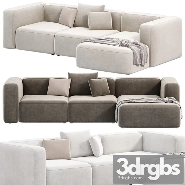 Basecamp Chaiselounge Left Modular Sofa By Makenordic 1 3D Model Free