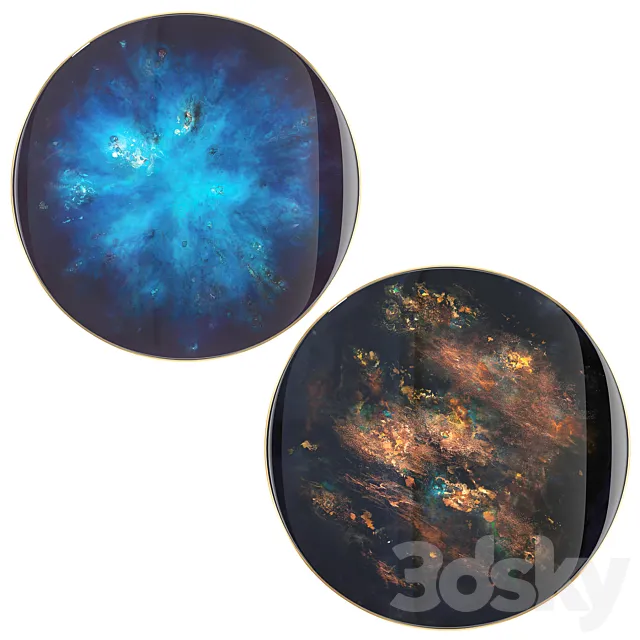 Based Upon Disc Sculptures 01 3D Model