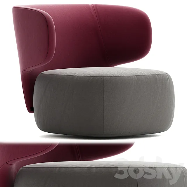 BASEL CHAIR - Armchairs from SOFTLINE 3DModel