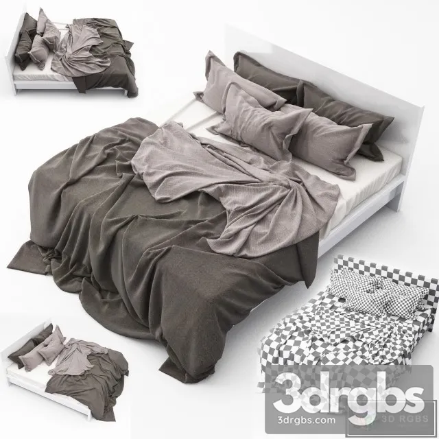 Basic Bed 22 3D Model Free