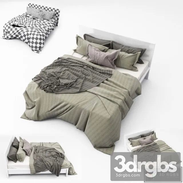 Basic Bed 3 3D Model Free