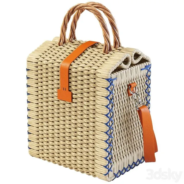 Basket Bag 3D Model