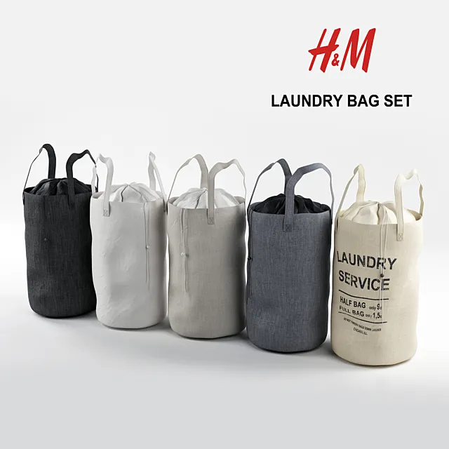 Basket for clothes H&M 3DModel
