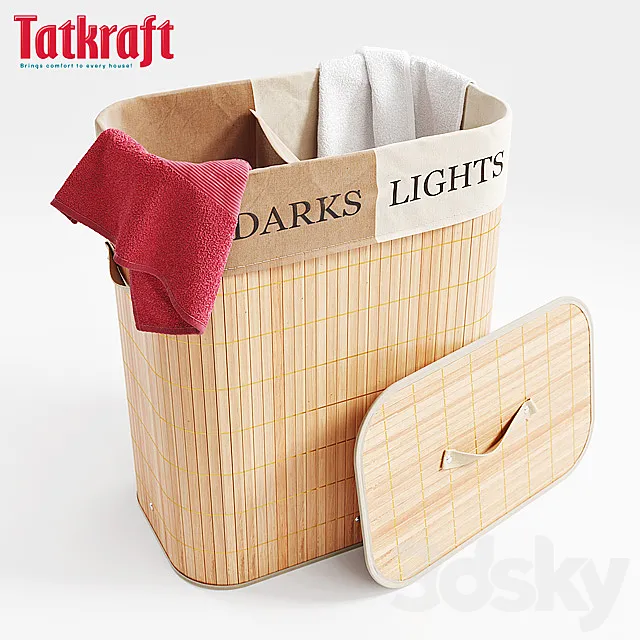 Basket for laundry Tatkraft 3D Model