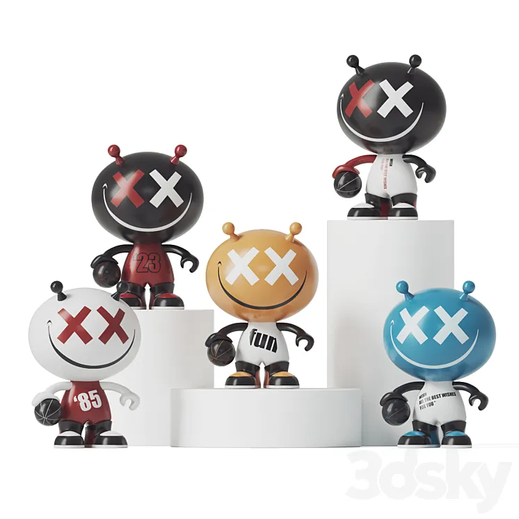 basketball boy 3D Model Free